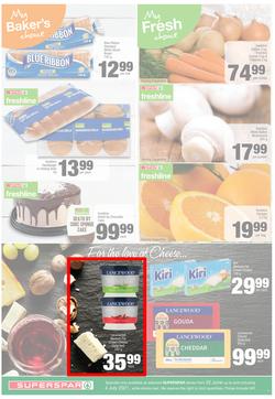 SUPERSPAR EASTERN CAPE : Our Best For less (22 June - 4 July 2021) Valid in Bluewater Bay, Despatch, Amalinda, Vincent, Knysna, Heather Park, Jeffrey's Bay, Rosehill, Leyvale, Sedgefield, Spandau, page 7