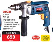 Ryobi 710W Impact Drill PD-710-Each