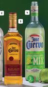 Jose Cuervo Especial Reposado Or Silver Tequila 750ml Plus Margarita Mix 1L-Both For