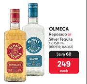 Olmeca Reposado Or Silver Tequila-750ml Each