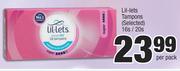 Lil-Lets Tampons (Selected)-16s/20s Per Pack