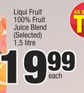 Liqui Fruit 100% Fruit Juice Blend (Selected)-1.5 Litre Each
