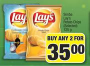 Simba Lay's Potato Chips (Selected)-2x125g