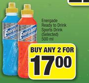 Energade Ready To Drink Sports Drink (Selected)-2x500ml