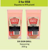 Six Gun Grill Seasoning-For 2 x 200g