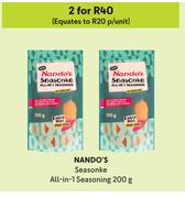 Nando's Seasonke All-In-1 Seasoning -For 2 x 200g