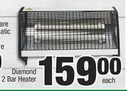 Diamond 2 Bar Heater-Each