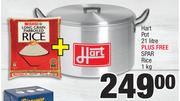 Hart Pot-21Ltr Plus Free Spar Rice-1Kg