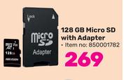 Hikvision 128GB Micro SD With Adapter