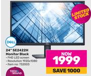 Dell 24" SE2422H Monitor Black