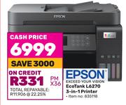 Epson Eco Tank L6270 3-In-1 Printer