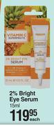 Creightons Vitamin C Superfruits 2% Bright Eye Serum-15ml Each