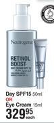 Neutrogena Day SPF15 50ml Or Eye Cream 15ml-Each