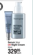 Neutrogena Serum 30ml Or Night Cream 50ml-Each