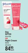 Johnson's Fresh Hydration Day SPF20 Or Night Cream 50ml-Each