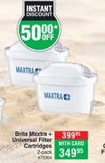 Brita Maxtra + Universal Filter Cartridges 2 Pack