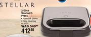 Stellar 2-Slice Sandwich Press