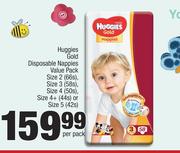 Huggies Gold Disposable Nappies Value Pack-Per Pack