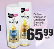 Pantene Shampoo Or Conditioner (Selected)-400ml Each