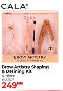 Cala Brow Artistry Shaping & Defining Kit 4 Piece
