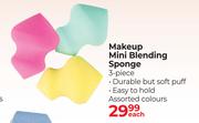 Basics Beauty Makeup Mini Blending Sponge 3 Piece-Each