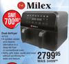 Milex Dual Airfryer