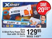 Zuru X-Short Fury Foam Dart Gun With 16 Darts 