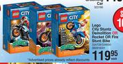 Lego City Stuntz Demolition Or Rocket Or Fire Stunt Bike-Each  