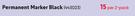 Pen Gear Permanent Marker Black-Per 2 Pack