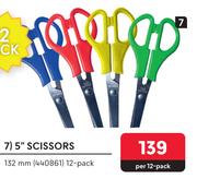 Aro 5" Scissors 132mm-Per 12 Pack
