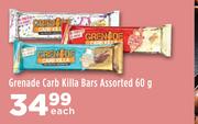 1Grenade Carb Killa Bars Assorted-60g Each