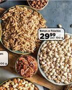 Walnuts Or Pistachios-Per 100g