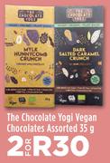 The Chocolate Yogi Vegan Chocolates Assorted-For 2 x 35g