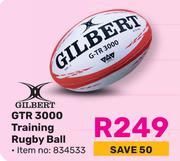 Gilbert GTR 3000 Training Rugby Ball