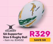 Gilbert SA Supporter Size 5 Rugby Ball