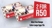 Alzu Free Range Extra Large Eggs-For 2 x 15's