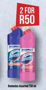 Domestos Assorted-For 2 x 750ml