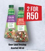 Knorr Salad Dressings Assorted-For 2 x 340ml