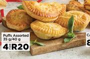 Puffs Assorted-For 4 x 35g/40g