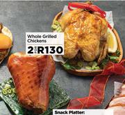 Whole Grilled Chickens-For 2