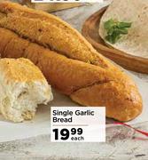 Single Garlic Bread-Each