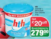 HTH Granular+ Mineralsoft Pool Chlorine-8kg Each