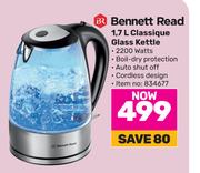 Bennett Read 1.7L Classique Glass Kettle