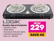 Logik Double Spiral Hotplate