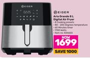 Eiger Aria Grande 8L Digital Air Fryer