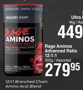 Biogen Rage Aminos Advanced Ratio 12:1:1 Assorted-300g