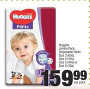 Huggies Jumbo Pack Disposable Pants-Per Pack