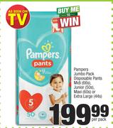 Pampers Jumbo Pack Disposable Pants-Per Pack