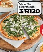 Selected Take Home Pizzas 28cm-For 3