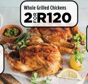 Whole Grilled Chickens-For 2